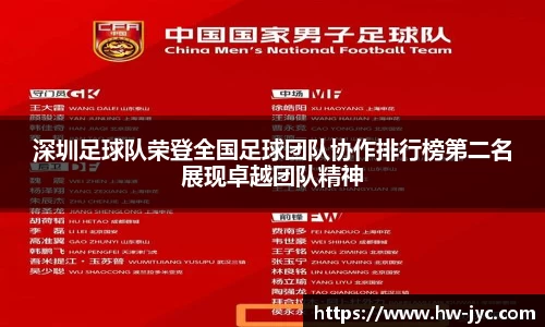 深圳足球队荣登全国足球团队协作排行榜第二名展现卓越团队精神